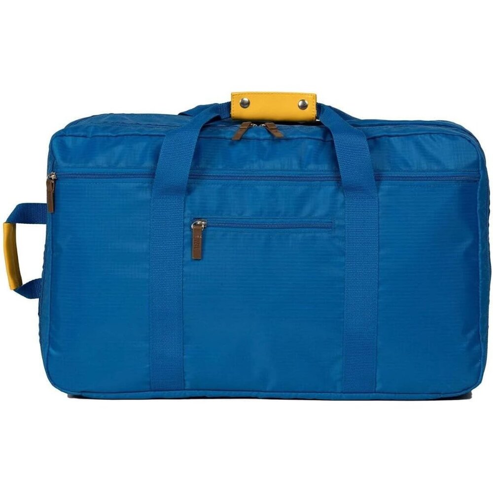 Love Taza 2-in-1 Travel Carry On Duffel Bag Backpack - Navy